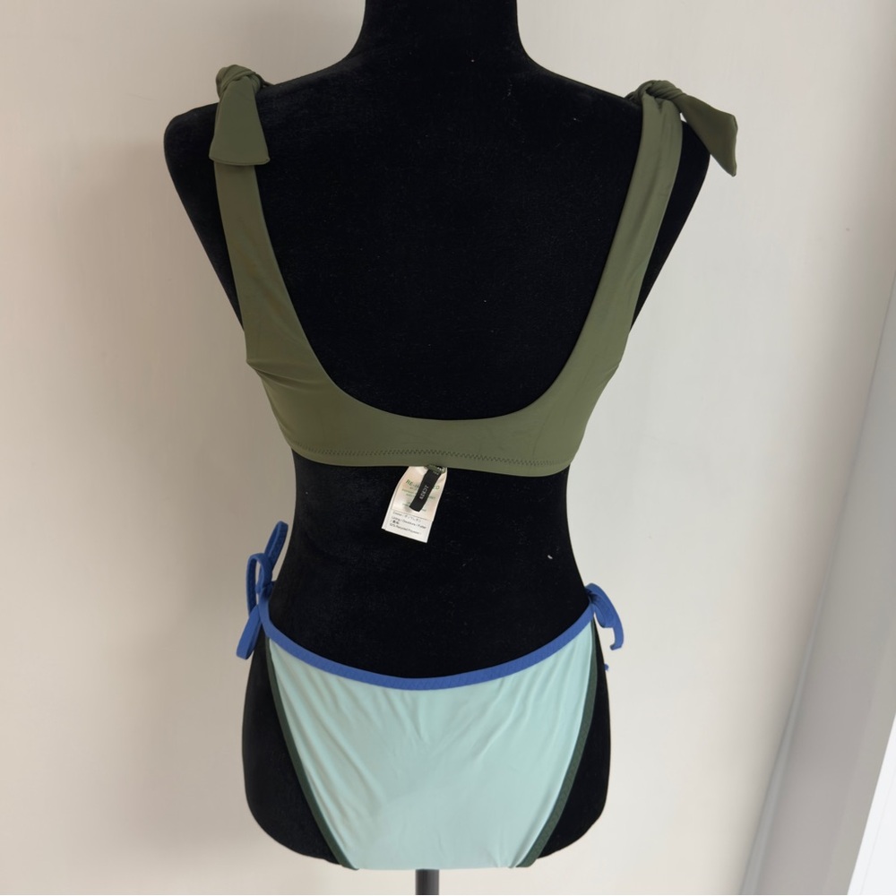 MIX&MATCH Green and Blue Bikini Set - Picture 3 of 7